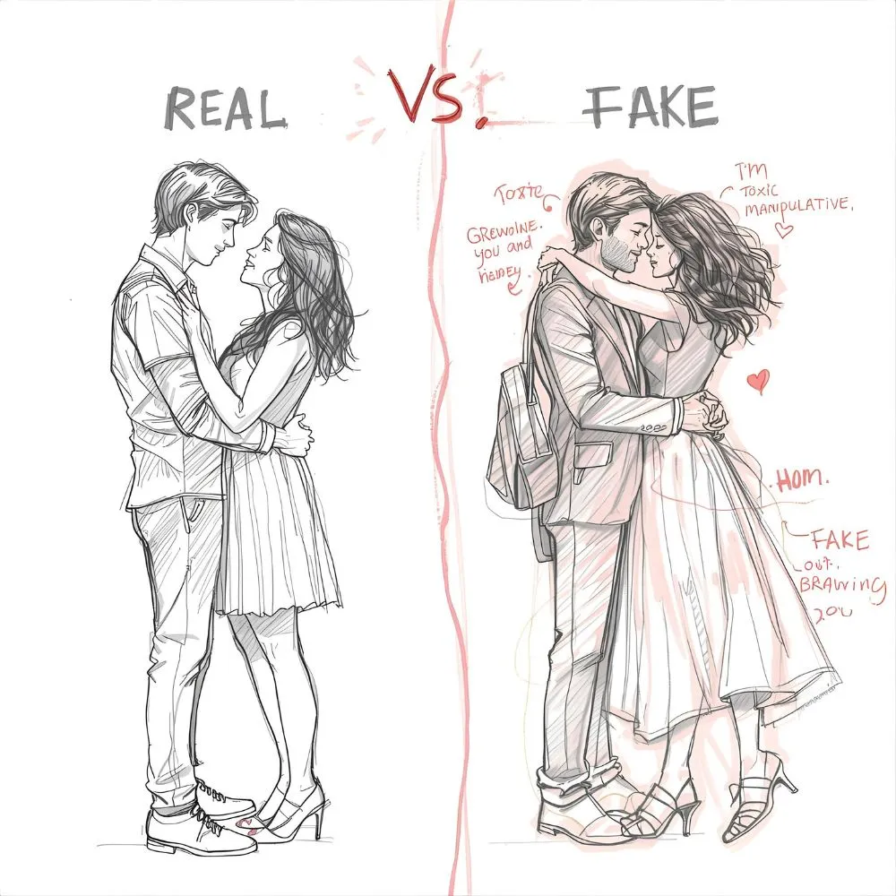 Real vs. Fake Love Quotes for Him
