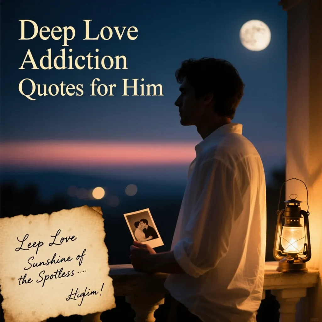 Deep Love Addiction Quotes for Him
