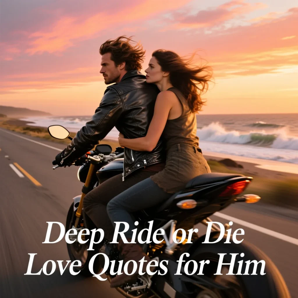 Deep Ride or Die Love Quotes for Him