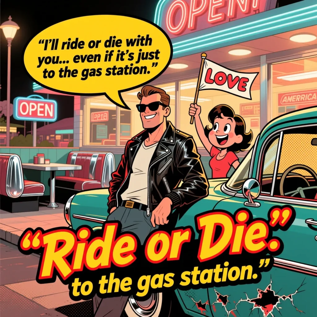 Funny Ride or Die Quotes for Him