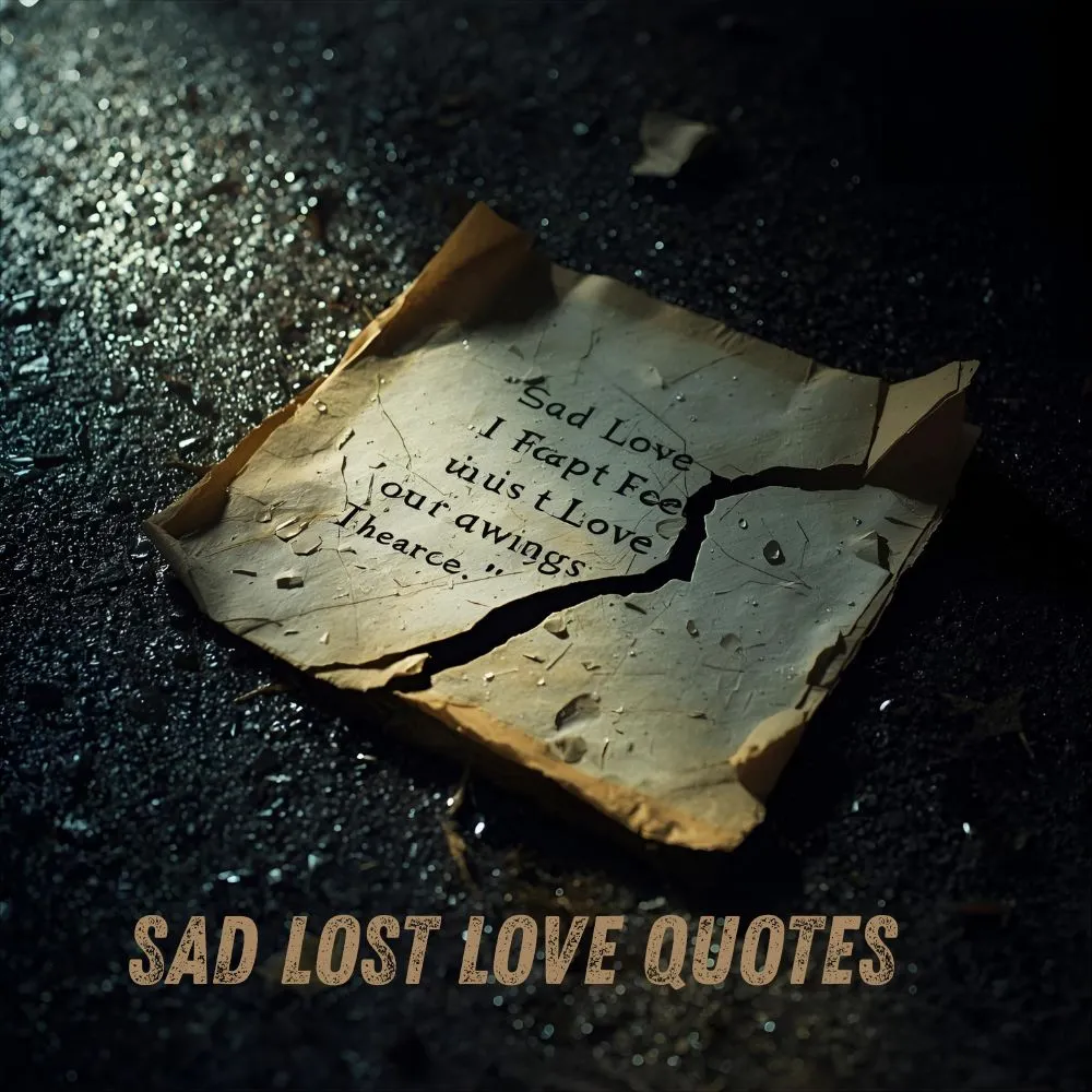 Sad Lost Love Quotes