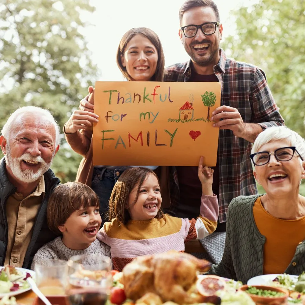 Cute Thankful for Family and Friends Quotes