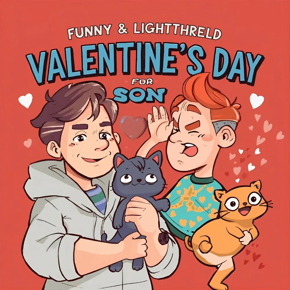 Funny & Lighthearted Valentine’s Day Quotes for Son