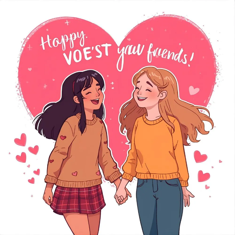 Heartfelt Valentines Day Quotes for Best Friends