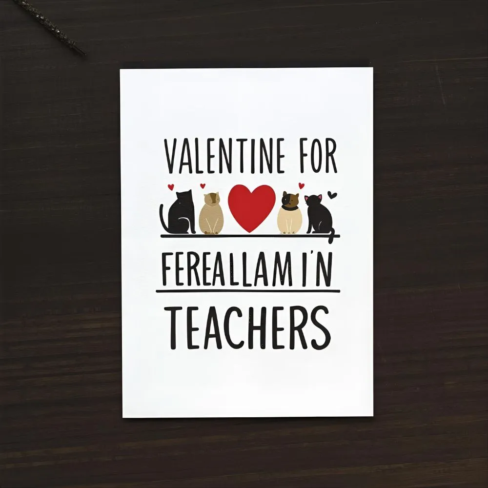 Valentine Card Quotes for Teachers