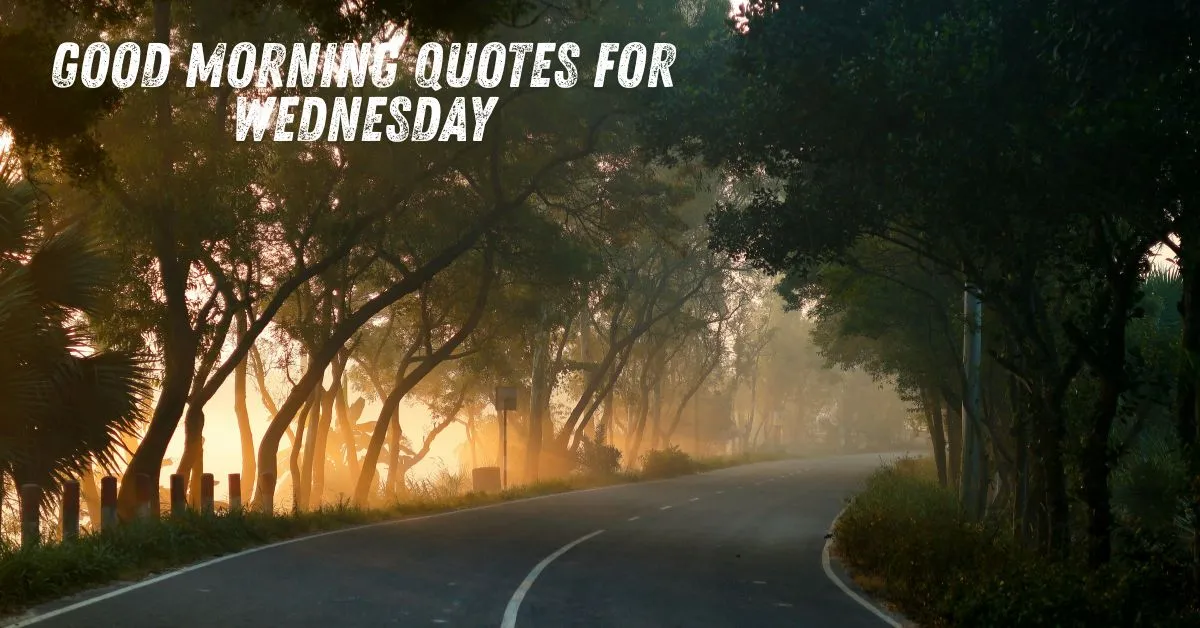 Good Morning Quotes for Wednesday