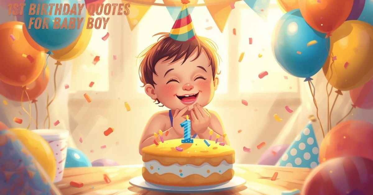 1st Birthday Quotes for Baby Boy