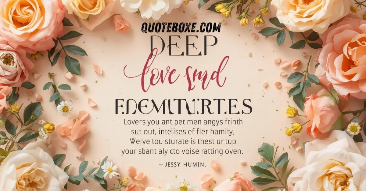 Deep Love Quotes